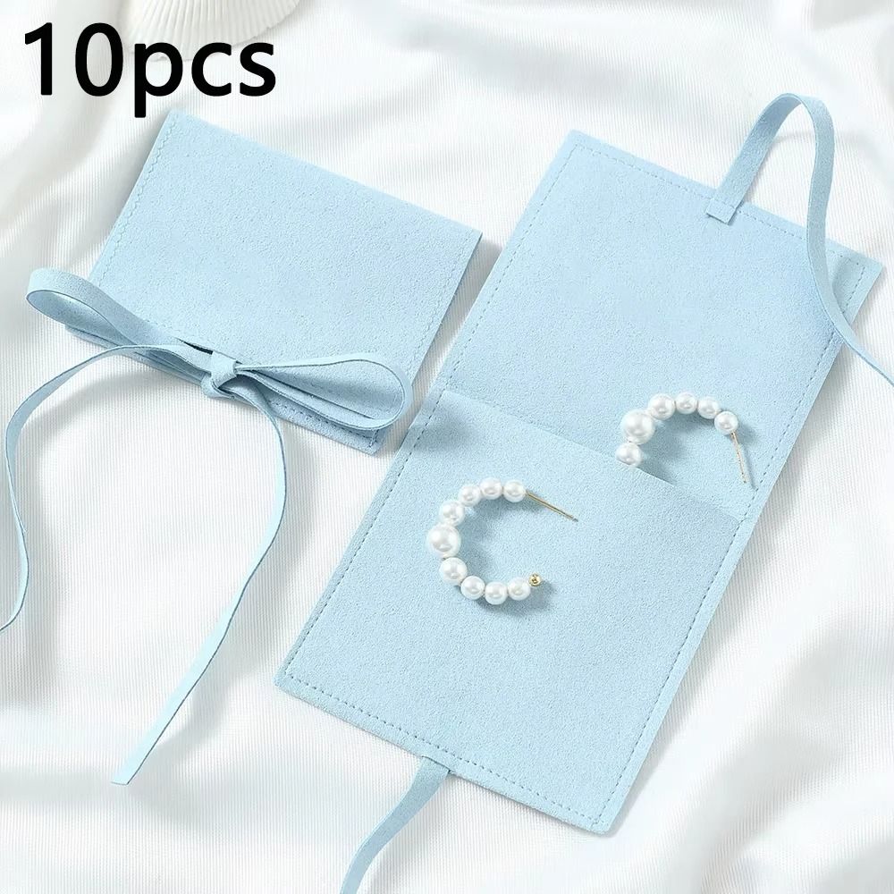 Microfiber Suede Jewelry Pouch HighPerformance Small Envelope Bag Luxury Wedding Gift Bags 9