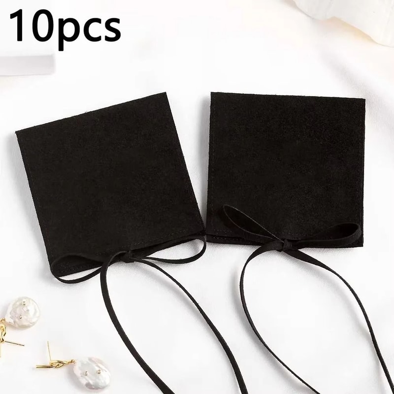 Microfiber Suede Jewelry Pouch HighPerformance Small Envelope Bag Luxury Wedding Gift Bags 12