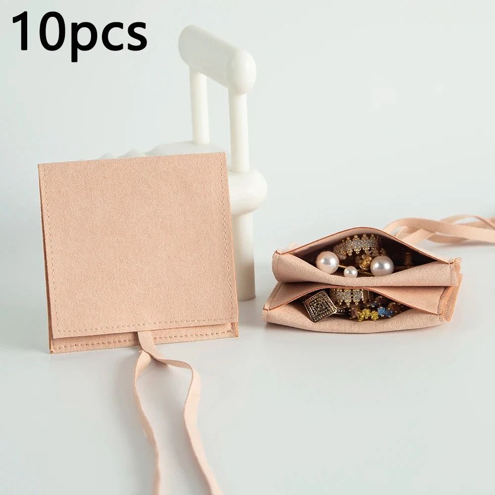Microfiber Suede Jewelry Pouch HighPerformance Small Envelope Bag Luxury Wedding Gift Bags 15