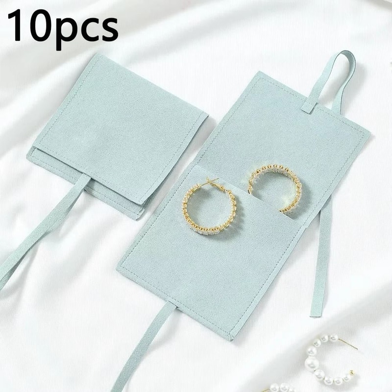 Microfiber Suede Jewelry Pouch HighPerformance Small Envelope Bag Luxury Wedding Gift Bags 6
