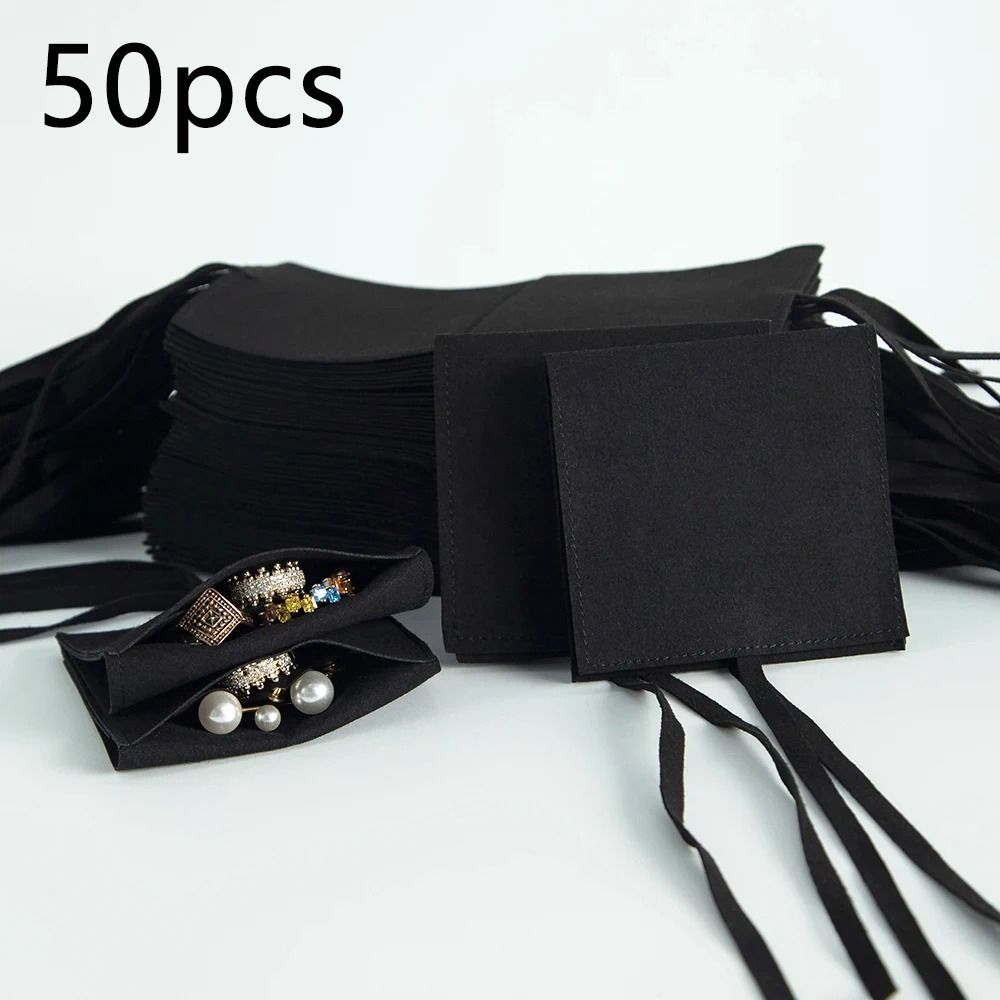 Microfiber Suede Jewelry Pouch HighPerformance Small Envelope Bag Luxury Wedding Gift Bags 23