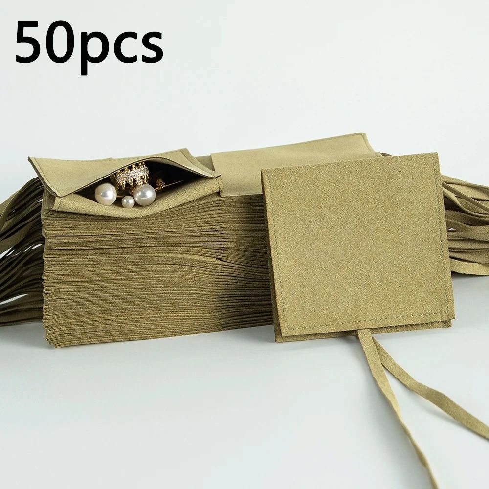 Microfiber Suede Jewelry Pouch HighPerformance Small Envelope Bag Luxury Wedding Gift Bags 24