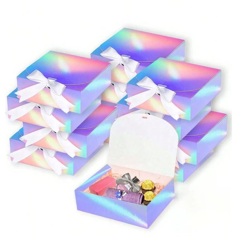 Elegant Butterfly Ribbon Gift Boxes HighPerformance Cosmetic Jewelry Packaging With GoldSilver Ed 3