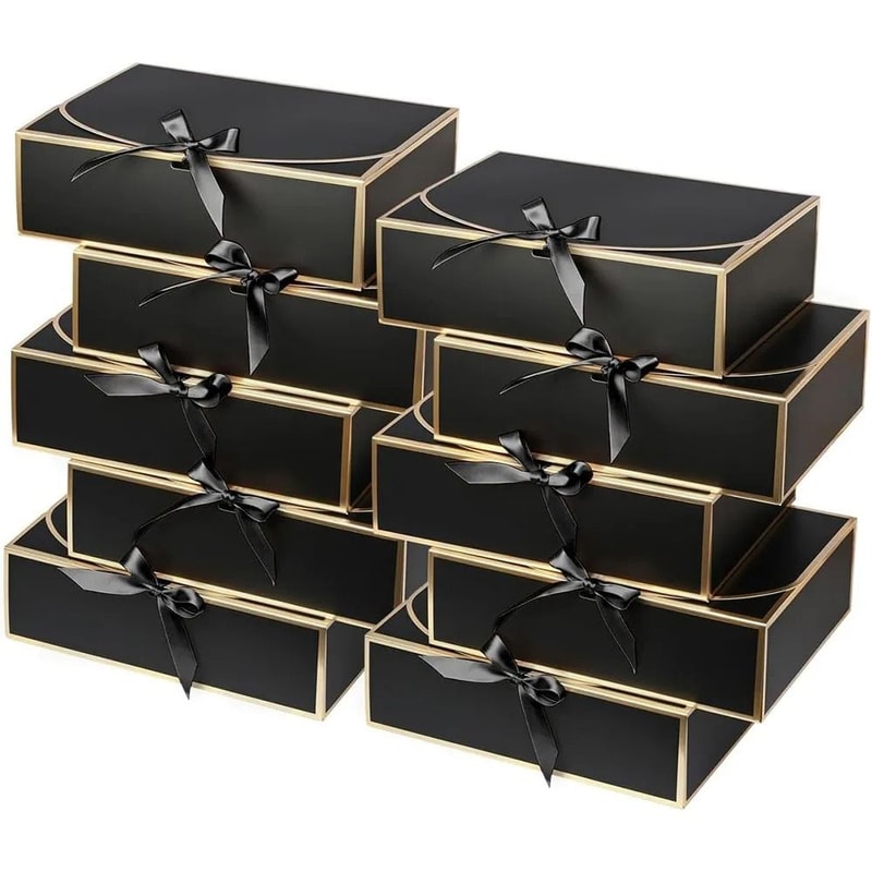Elegant Butterfly Ribbon Gift Boxes HighPerformance Cosmetic Jewelry Packaging With GoldSilver Ed 6