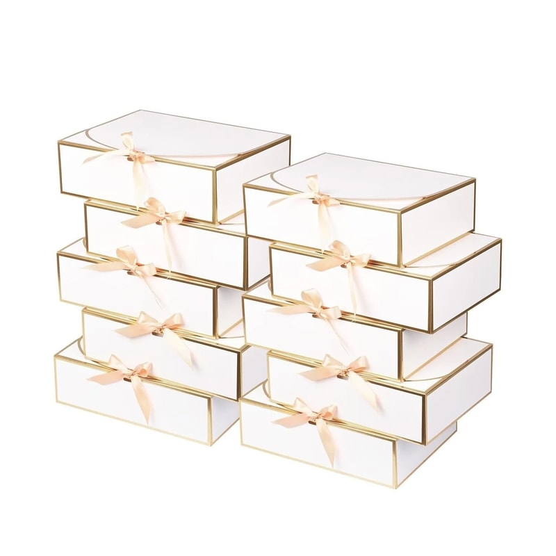 Elegant Butterfly Ribbon Gift Boxes HighPerformance Cosmetic Jewelry Packaging With GoldSilver Ed 8