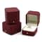 Vintage Double Slots Jewelry Box HighPerformance PU Leather Case For Wedding Proposal Engagement 14