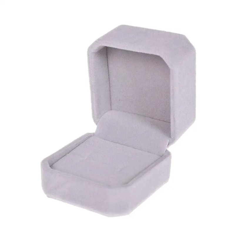 Vintage Double Slots Jewelry Box HighPerformance PU Leather Case For Wedding Proposal Engagement 18