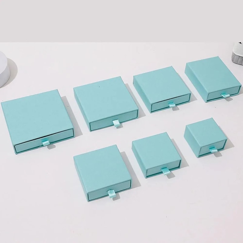 Paper Jewelry Gift Box Set HighPerformance Organizer Packaging For Rings Earrings Wedding Favors 11