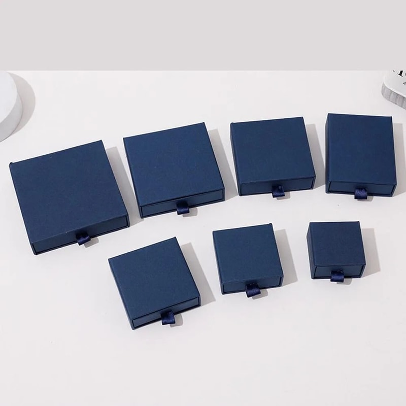 Paper Jewelry Gift Box Set HighPerformance Organizer Packaging For Rings Earrings Wedding Favors 15