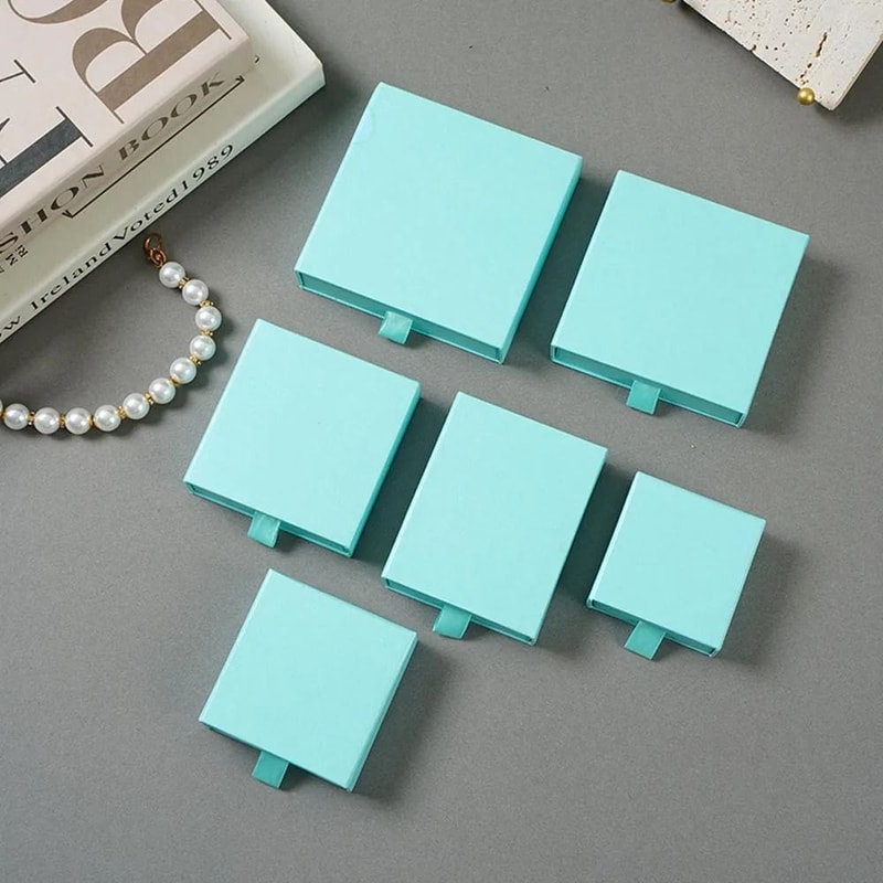 Paper Jewelry Gift Box Set HighPerformance Organizer Packaging For Rings Earrings Wedding Favors 16