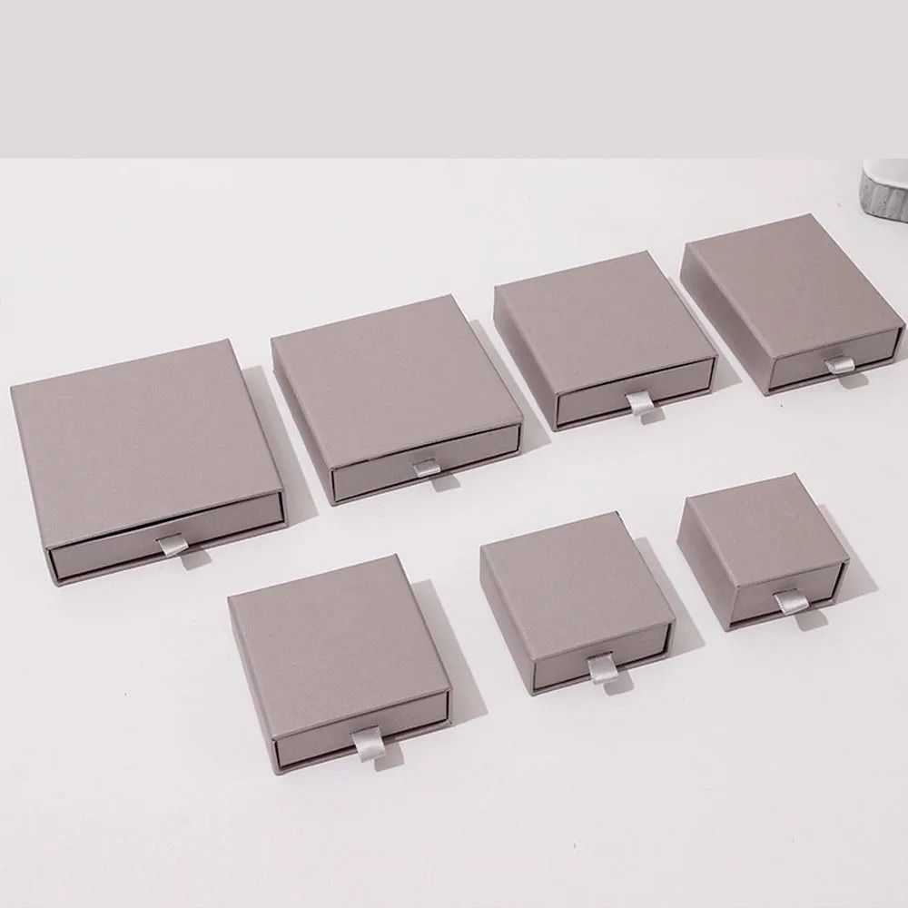 Paper Jewelry Gift Box Set HighPerformance Organizer Packaging For Rings Earrings Wedding Favors 7