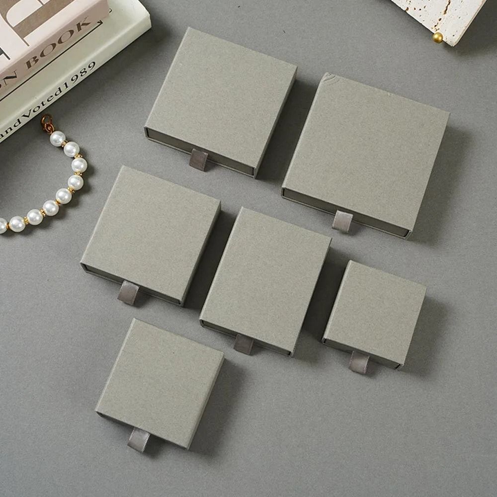 Paper Jewelry Gift Box Set HighPerformance Organizer Packaging For Rings Earrings Wedding Favors 19