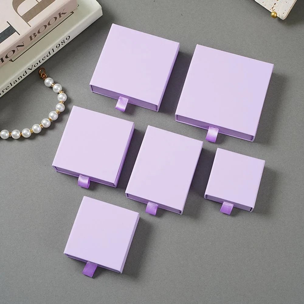 Paper Jewelry Gift Box Set HighPerformance Organizer Packaging For Rings Earrings Wedding Favors 21