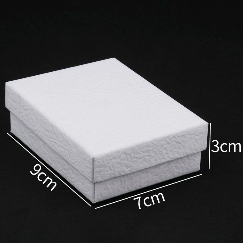 Square Jewelry Organizer Box HighPerformance White Kraft Paper Display Gift Boxes For Engagement 6