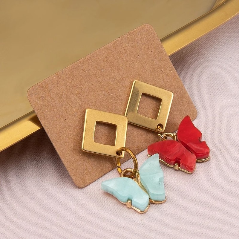 Earring Display Cards Kraft Paper Packaging For Handmade Jewelry Earring Studs 50100pcs 1