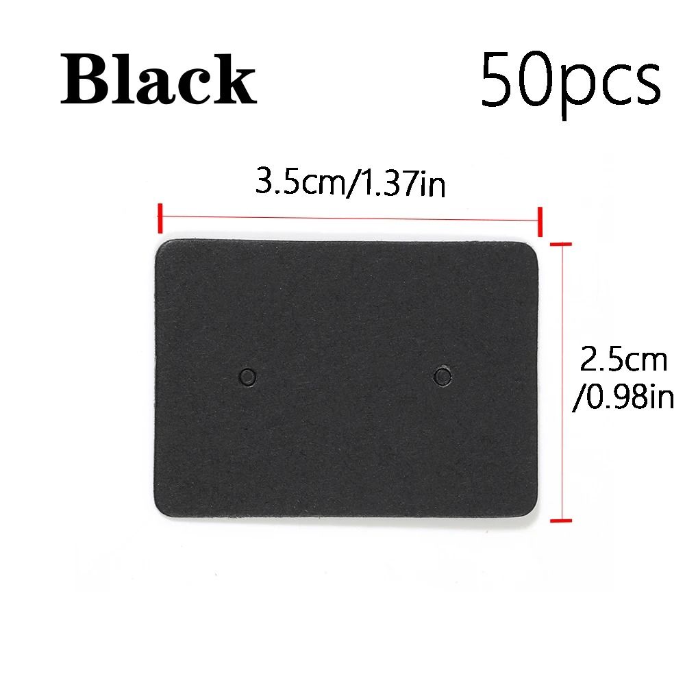 Earring Display Cards Kraft Paper Packaging For Handmade Jewelry Earring Studs 50100pcs 7