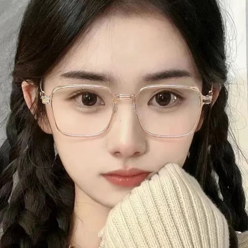 Trendy Transparent Reading Glasses HighDefinition AntiBlue Light Presbyopia Eyewear For Women Men 5