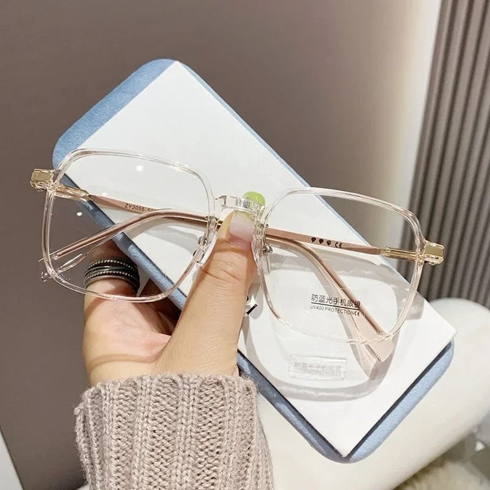 Trendy Transparent Reading Glasses HighDefinition AntiBlue Light Presbyopia Eyewear For Women Men 6