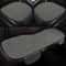 Burlap Car Seat Cushion Set HighPerformance Breathable Linen Comfort For Interior Protection 3Piec 0