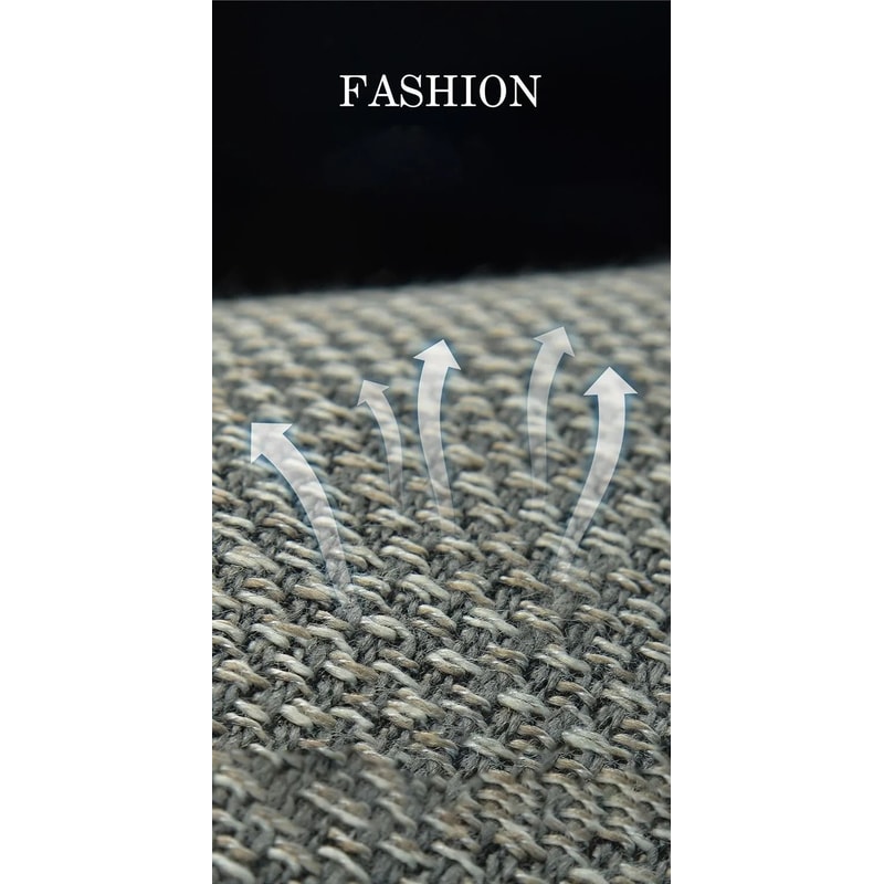 Burlap Car Seat Cushion Set HighPerformance Breathable Linen Comfort For Interior Protection 3Piec 4