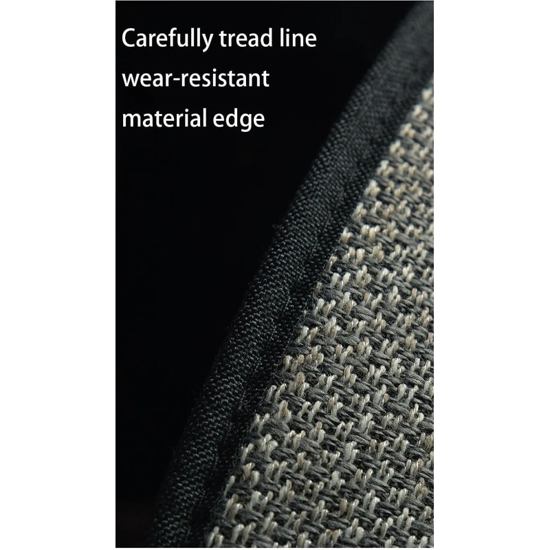 Burlap Car Seat Cushion Set HighPerformance Breathable Linen Comfort For Interior Protection 3Piec 5