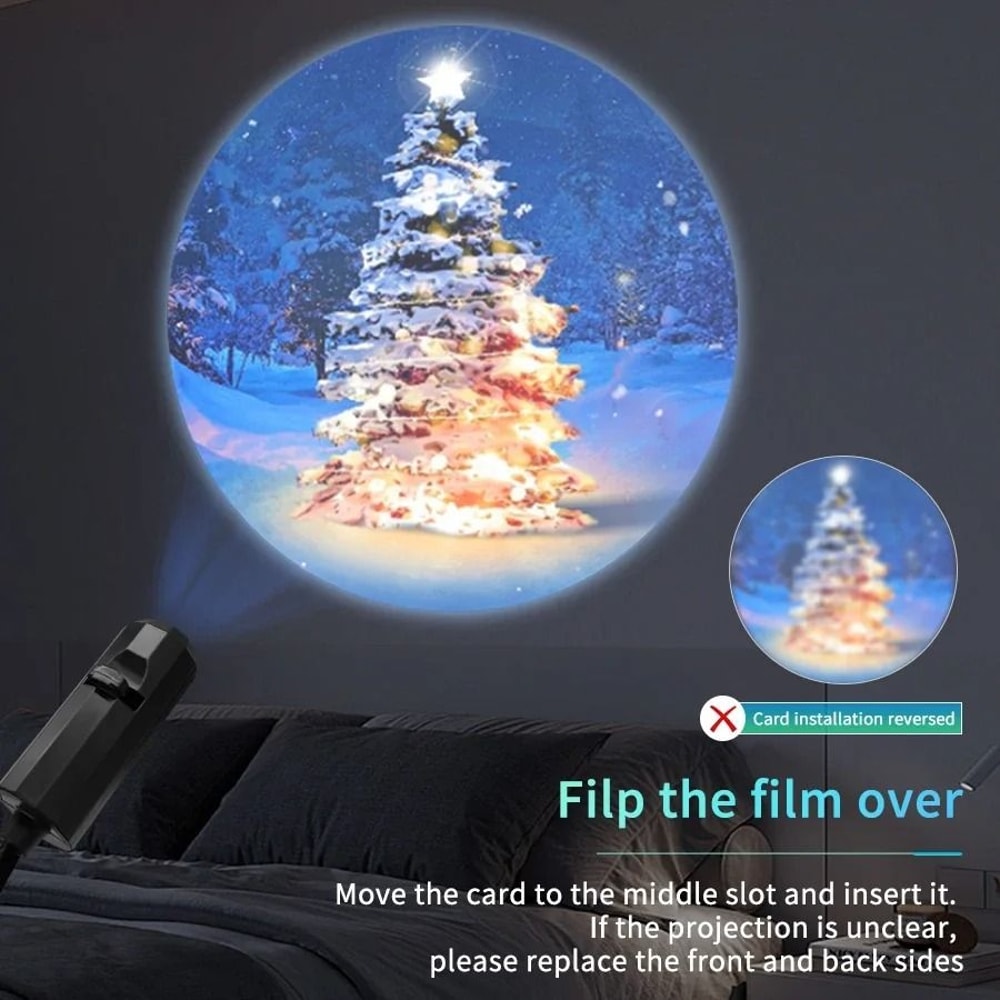 USB LED Projector Night Light HighPerformance Moon Holiday Atmosphere Lamp For Ceiling Wall Deco 3