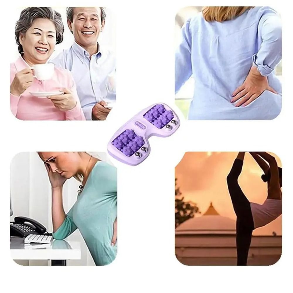 Purple MultiPoint Foot Roller Massager HighPerformance Deep Therapy With Magnetic Beads 5
