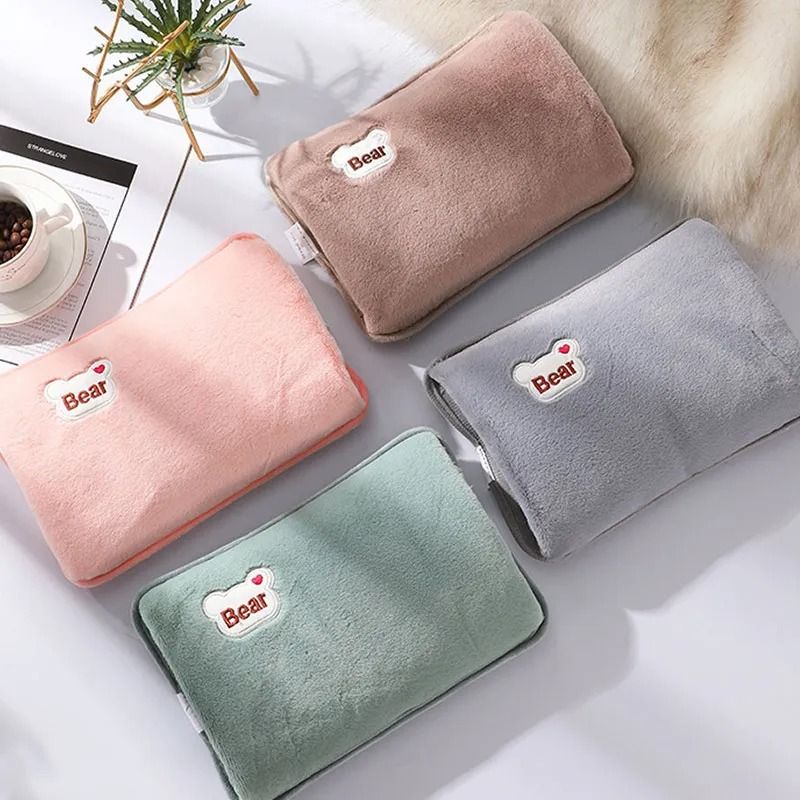 Rechargeable Electric Hand Warmer HighPerformance Rabbit Fur Hot Water Bottle For Winter Comfort 2