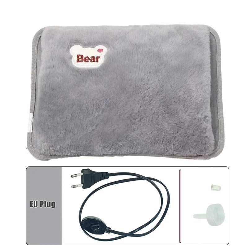 Rechargeable Electric Hand Warmer HighPerformance Rabbit Fur Hot Water Bottle For Winter Comfort 6