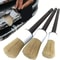 3 PCS Auto Detailing Brush Set HighPerformance Bristle Tools For Car Interior Exterior Cleaning 0