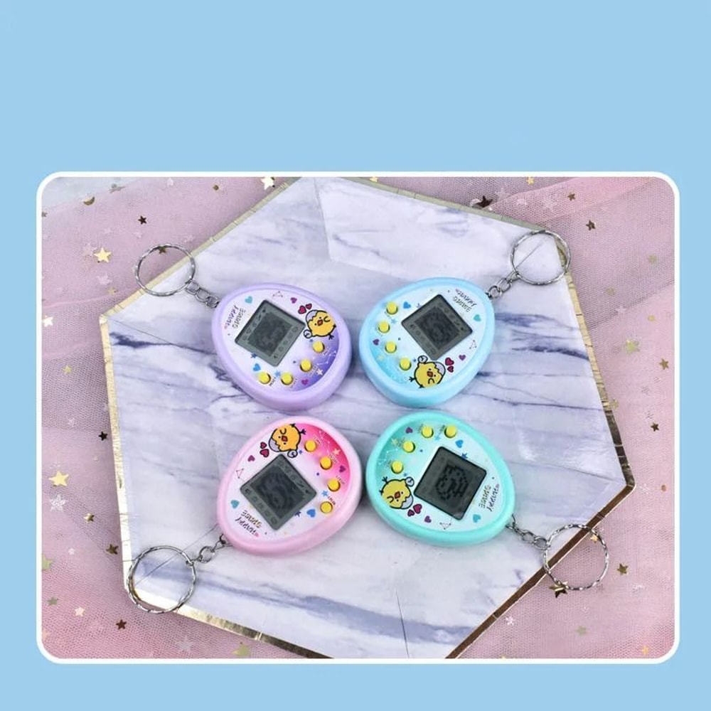 Virtual Electronic Pet Game Nostalgic Cyber Digital Animal Toy With Keychain For Kids Adults 2