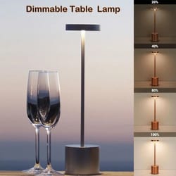 wireless rechargeable led table lamp – 3-color touch sensor night light for home & outdoor decor