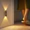 LED Smart Motion Sensor Night Light Rechargeable Bedside Induction Wall Lamp For Hallways 3