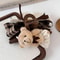 Teddy Bear Checkered Bow Hair Accessory HighPerformance AutumnWinter Fabric Shark Clip 6