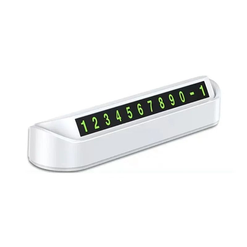 Car Temporary Parking Card HighPerformance Telephone Number Plate For Elite Auto Organization 7