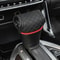 Universal PU Leather Gear Shift Cover HighPerformance NonSlip Dustproof Shifter Protector 7