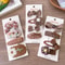 Korean Coffee Warm Series Knit Hair Clips Basic Snap Barrettes For Babies Girls Wool Knit BB Clip 5