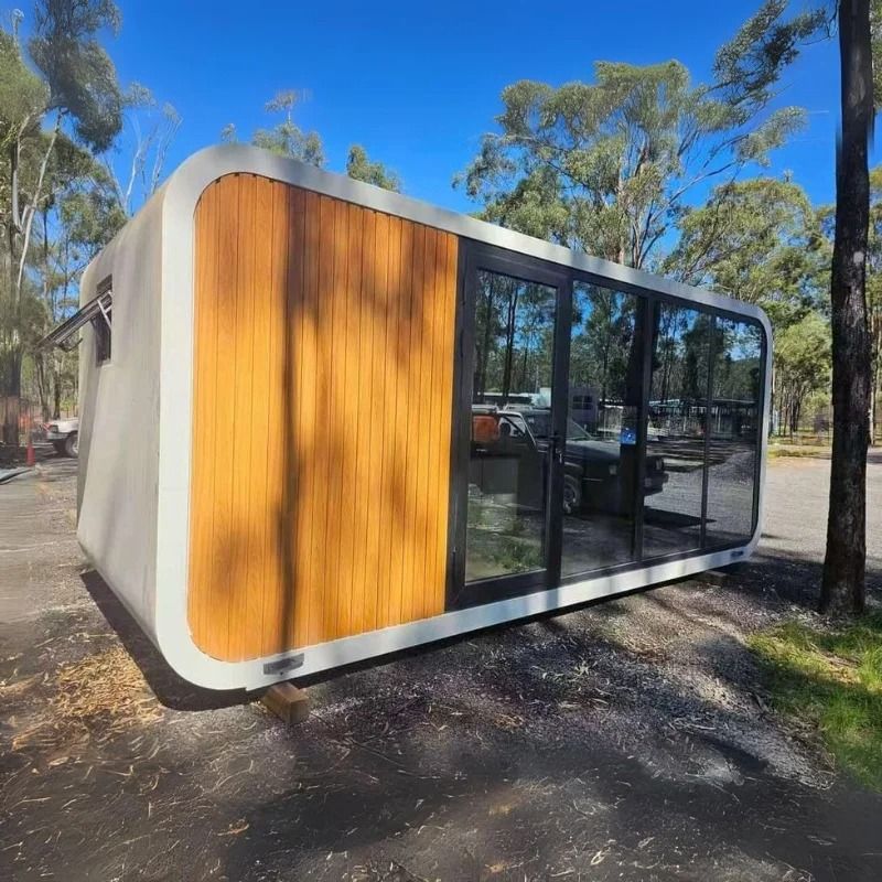 20ft Smart Space Capsule House HighPerformance Commercial Steel Apple House For Modern Living 1