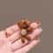 Cute Flocking Cartoon Bear Metal Hairpin HighPerformance Sweet Hair Ornament Fashion Barrette 6