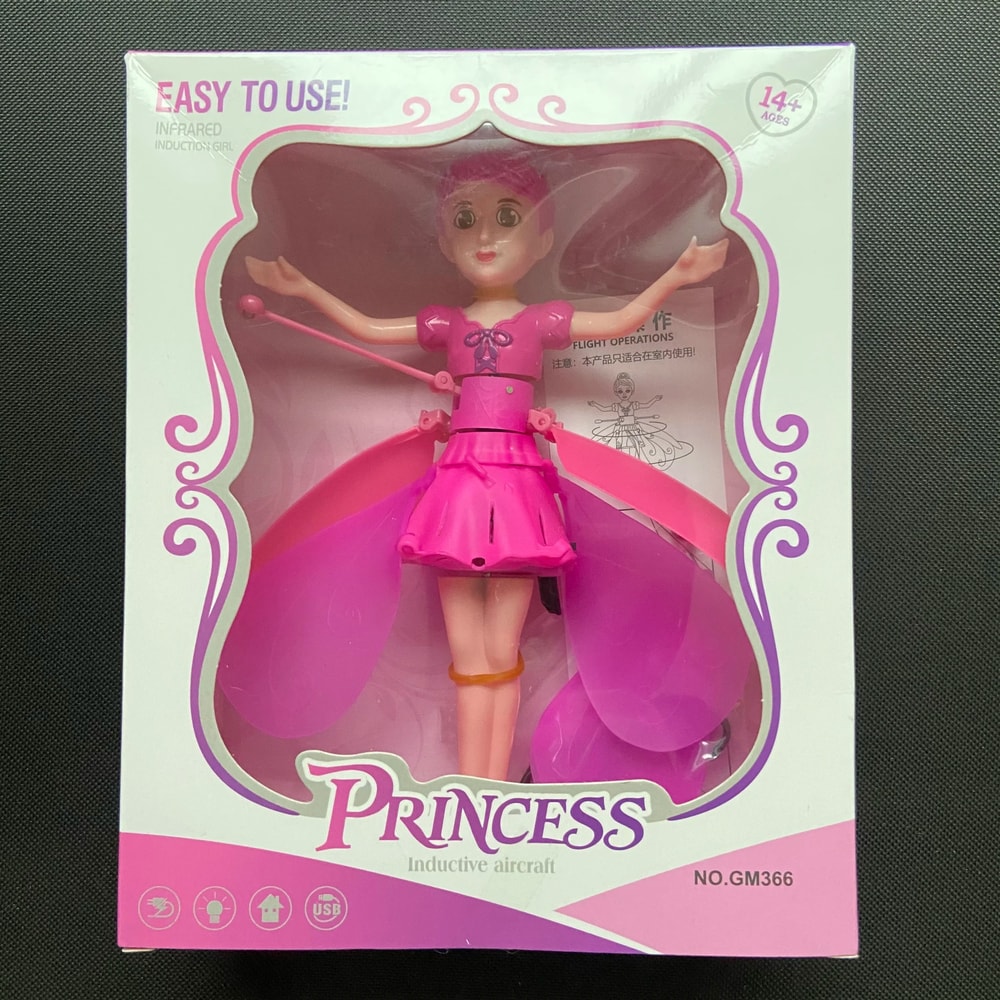 Childrens Flying Fairy Doll HighPerformance Gesture Induction Helicopter Luminous Dancing Toy 8