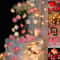 Rose Flower LED String Lights HighPerformance Battery Operated Garland For Weddings Decor 0