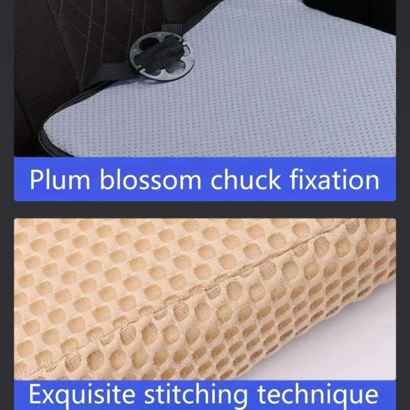 Car Seat Booster Cushion HighPerformance Honeycomb Memory Cotton 3D Mesh Sedentary Support 2