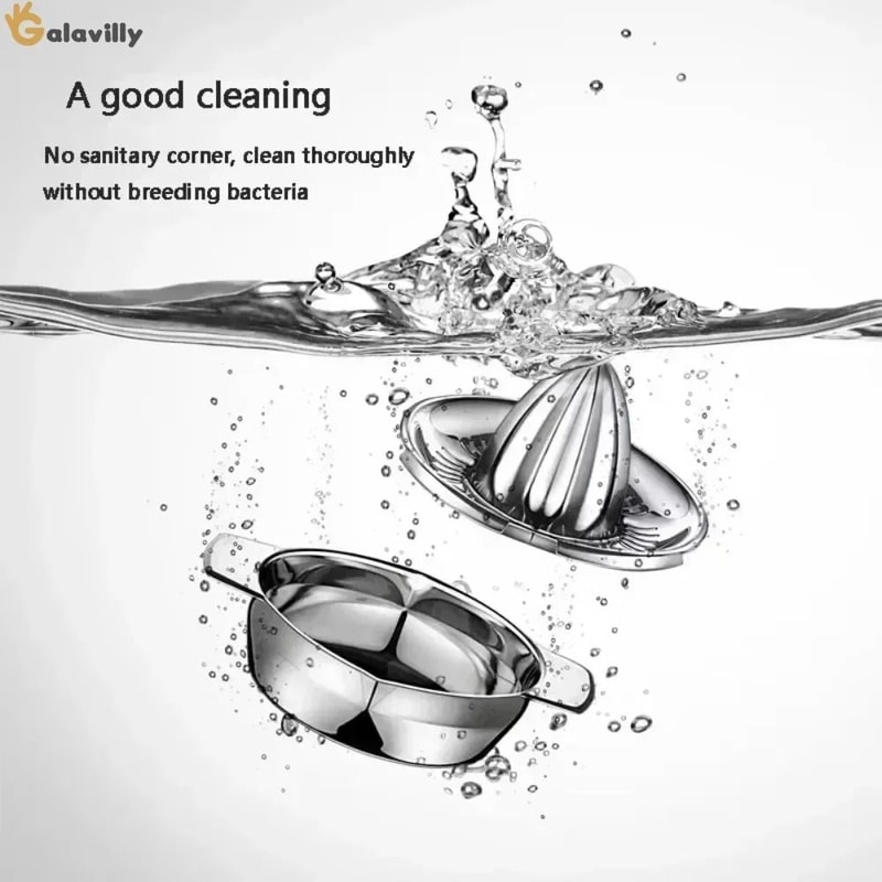304 Stainless Steel Manual Citrus Juicer HighPerformance HandPressed Juice Maker 4