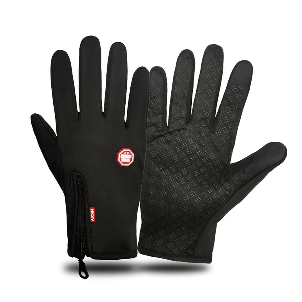 Winter Cycling Motorcycle Gloves HighPerformance Fleece Touch Screen Thermal Gloves 7