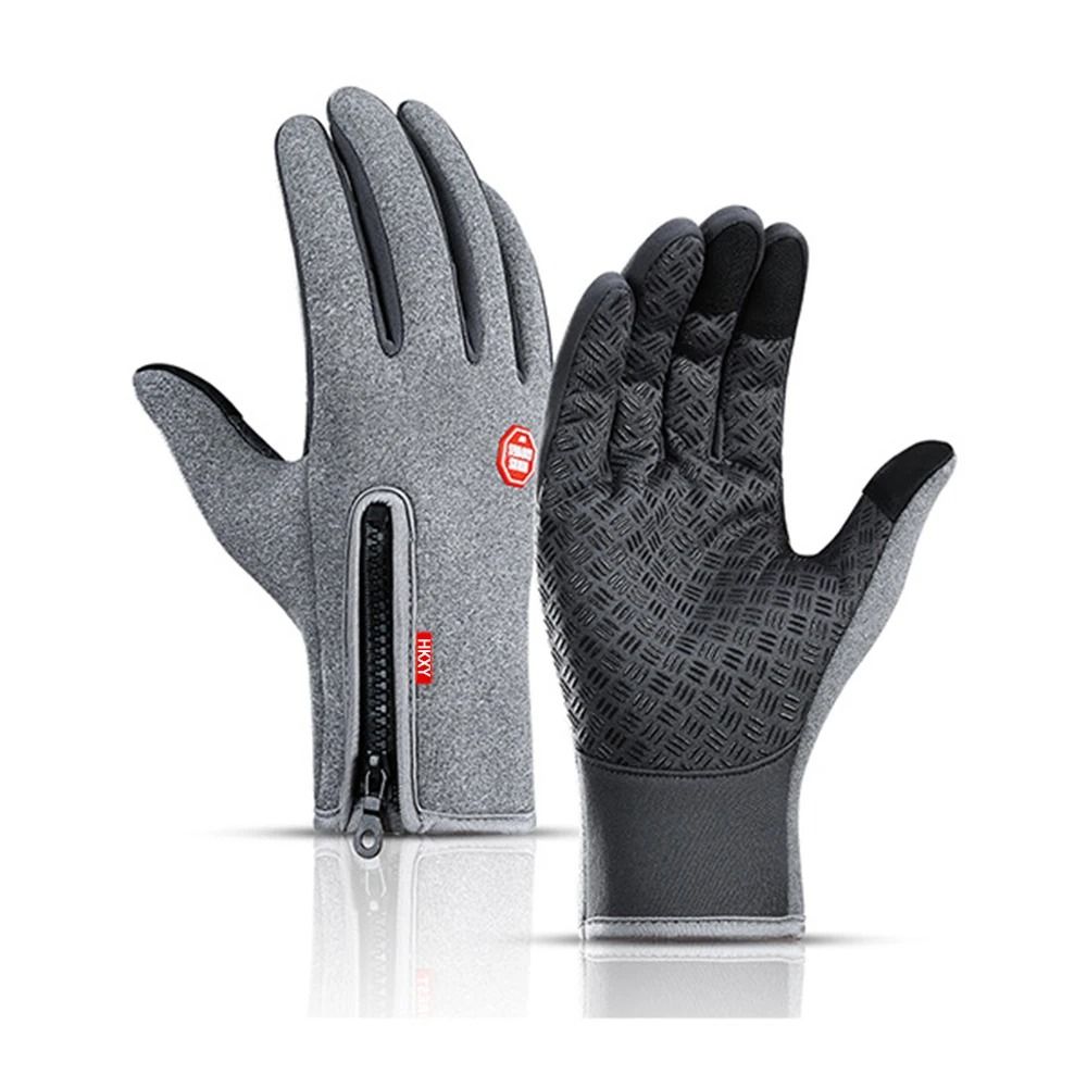 Winter Cycling Motorcycle Gloves HighPerformance Fleece Touch Screen Thermal Gloves 8
