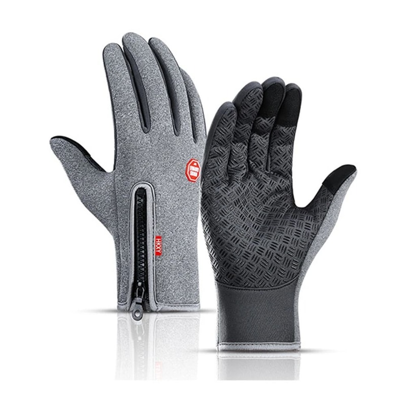 Winter Cycling Motorcycle Gloves HighPerformance Fleece Touch Screen Thermal Gloves 8