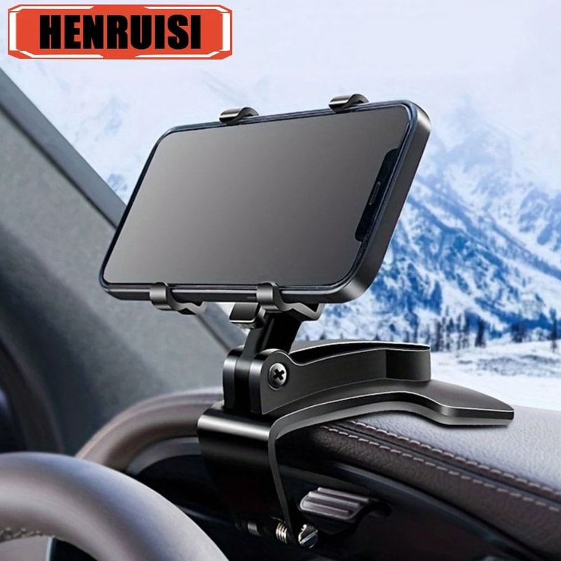 Universal Dashboard Car Phone Holder HighPerformance GPS Bracket Secure Clip Mount 0