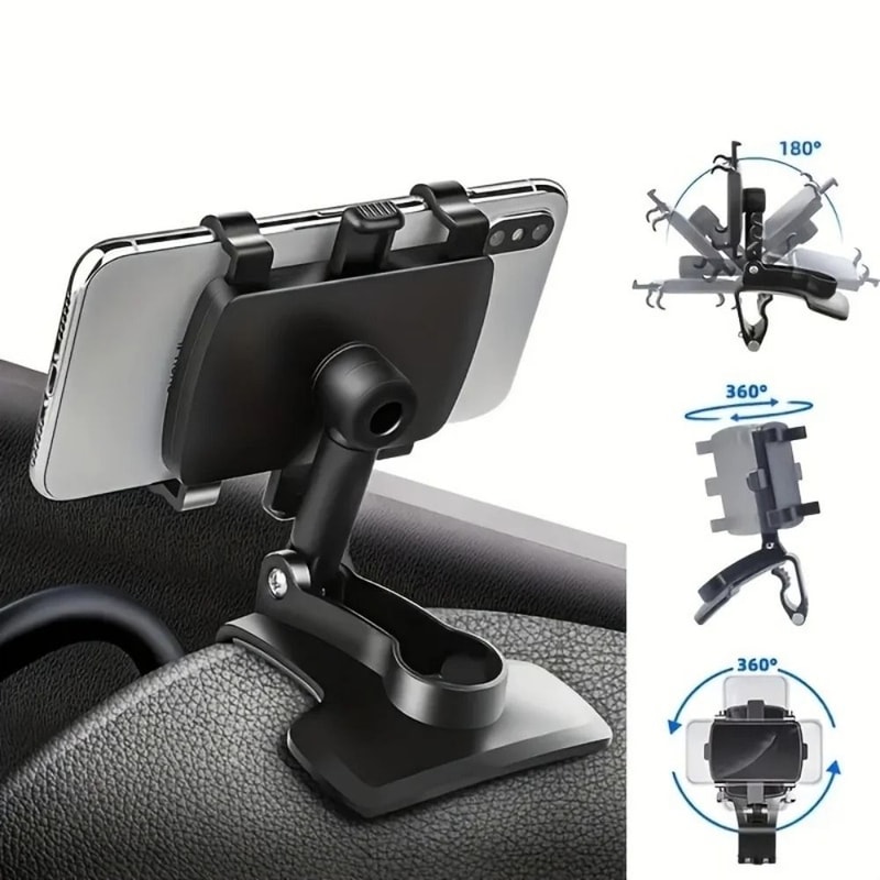 Universal Dashboard Car Phone Holder HighPerformance GPS Bracket Secure Clip Mount 4