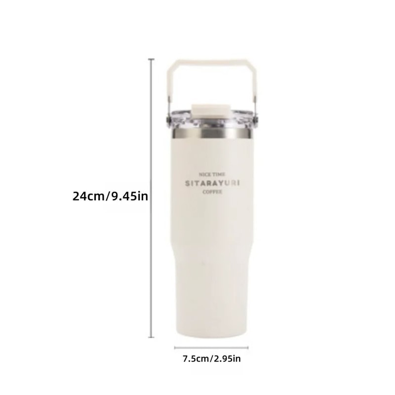 3043oz Large Capacity Insulation Cup HighPerformance Travel Coffee Tumbler With Straw 1