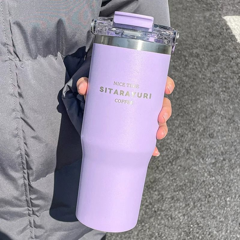 3043oz Large Capacity Insulation Cup HighPerformance Travel Coffee Tumbler With Straw 7